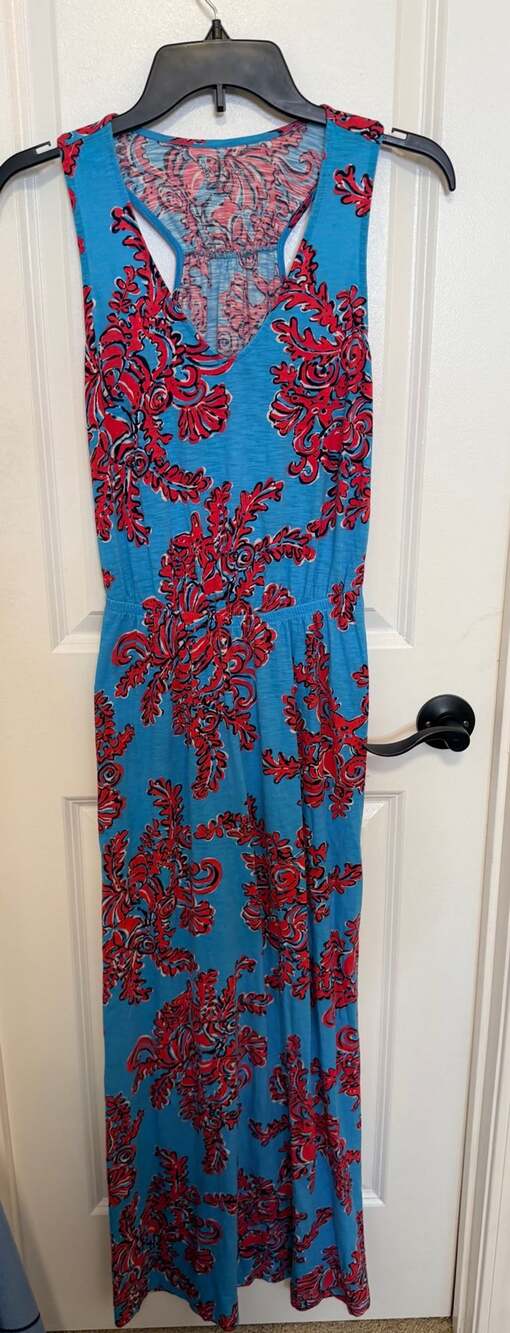 Lilly Pulitzer Rhode Island Mills Reef Maxi Dress Size XS